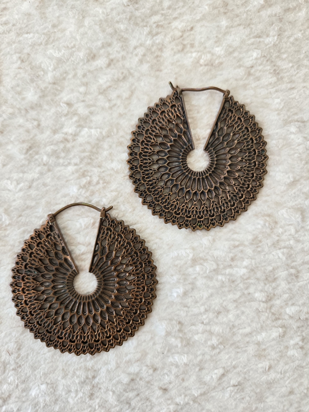 Maya Jewelry Copper Weighted Earrings
